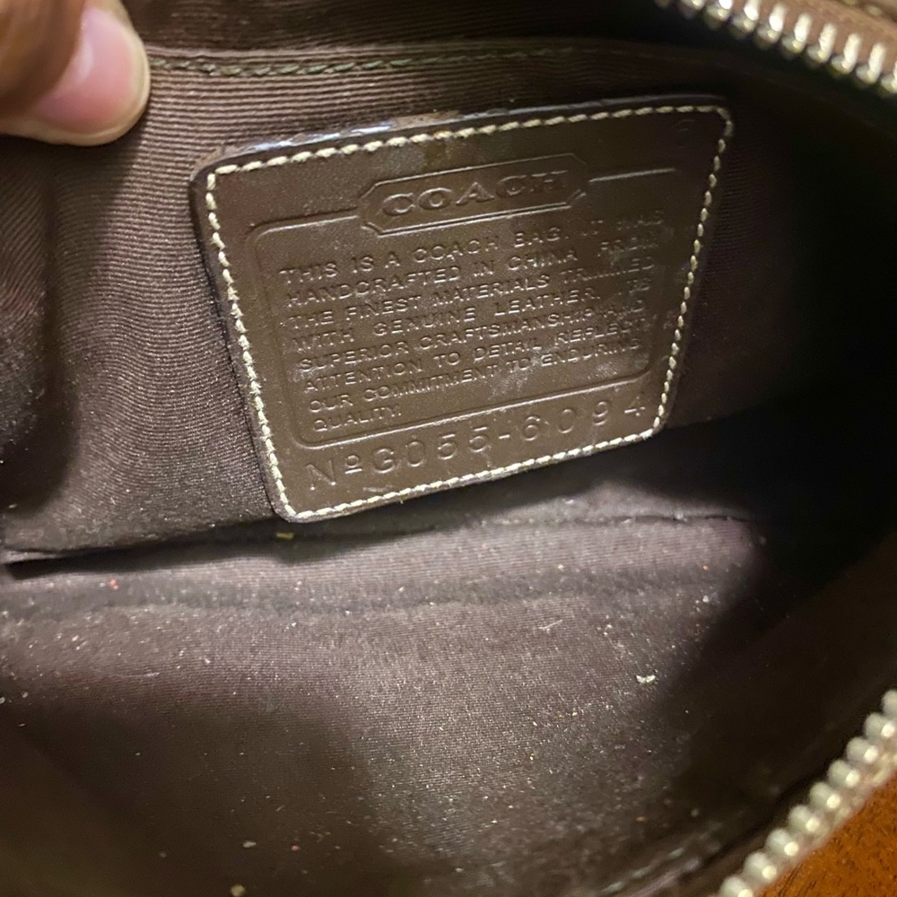 Coach * EUC - Signature Demi Bag * ﻿9"L× 5"H × 2"D - Picture 3 of 6